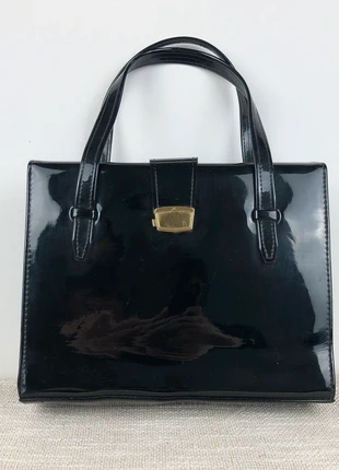 Sac à main en cuir verni / Made in Italy, marca: Vintage Dressing, estado: Muy bueno, 17,00 €, 18,55 € Protección al comprador incluida