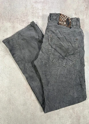 Pantalon En Velours Côtelé / Corduroy unionbay gris ardoise, coupe droite, coton taille 14, brand: Vintage Dressing, condition: Very good, size: S / 36 / 8, €14.00, €15.40 includes Buyer Protection Pro