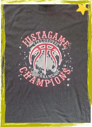 T-shirt basketball universitaire fieldhouse champions L, brand: Gildan, condition: New without tags, size: L, €3.90, €4.80 includes Buyer Protection