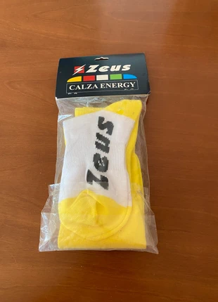 Calze da Pallavolo Gialle (Nuove in Confezione), marque: Zeus, état: Neuf avec étiquette, taille: M / 38 / 10, 1,50 €, 2,28 € Protection acheteurs incluse