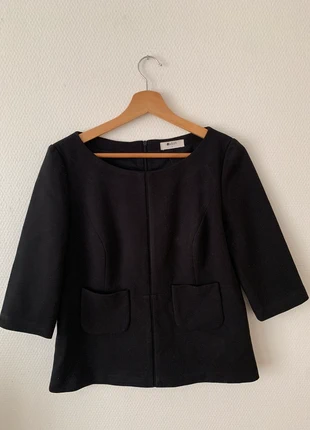 Blouse noire Ba&sh manches 3/4 chic taille 36, brand: Ba&sh, condition: Very good, size: S / 36 / 8, €30.00, €32.20 includes Buyer Protection