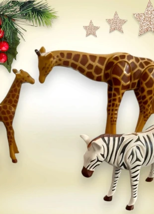 Girafes 🦒 et zèbre Playmobil 🦁, marque: Playmobil, état: Très bon état, taille: Taille unique, 9,99 €, 11,19 € Protection acheteurs incluse