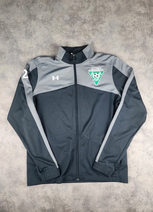 Veste de survêtement de football Under Armour - Gris et noir - Taille M, marca: Under Armour, estado: Bueno, tamaño: M, 15,00 €, 16,45 € Protección al comprador incluida