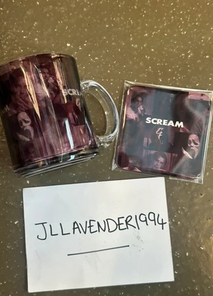 Ghostface Cup & Coaster Set, brand: horror, condition: Very good, £15.00, £16.45 includes Buyer Protection