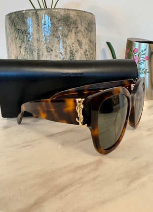 Saint Laurent M95 Havana sunglasses, brand: Saint Laurent, condition: Very good, £145.00, £152.95 includes Buyer Protection