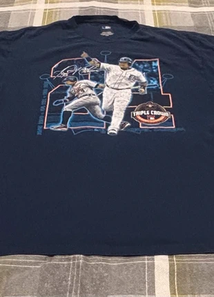 MLB Genuine Merchandise Printed T-shirt, Colour Navy Blue, Size L, brand: MLB, condition: Very good, size: L, £3.00, £3.85 includes Buyer Protection Pro