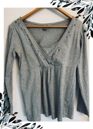 Haut grossesse gris manches longues – Prénatal Taille 38, brand: Prénatal, condition: Very good, size: M / 38 / 10, €1.90, €2.70 includes Buyer Protection