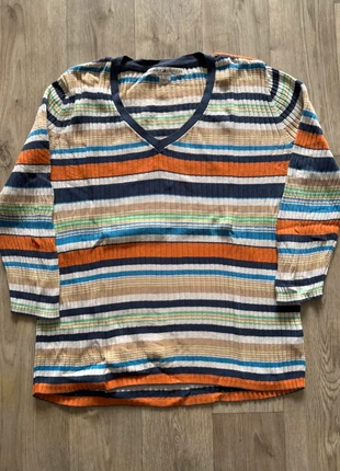 Pull Col En V Tricolore Tommy Hilfiger, brand: Tommy Hilfiger, condition: Good, size: XL / 42 / 14, €4.00, €4.90 includes Buyer Protection