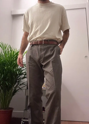 Pantalon de costume gris 46/L homme vintage, merk: Vintage Chic, staat: Heel goed, maat: W36 | FR 46, € 20,00, € 21,70 inclusief Kopersbescherming Pro