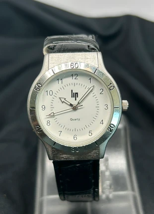 Montre Lip vintage à quartz bracelet en cuir, marca: LIP, estado: Muito bom, tamanho: 30–38 mm, €30.00, €32.20 inclui Proteção do Comprador