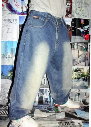 Stub Vintage Y2K HipHop Faded Baggy Jeans (US W40 L35) (EU 50), brand: Vintage Denim, condition: Very good, size: W40, €49.99, €53.19 includes Buyer Protection Pro