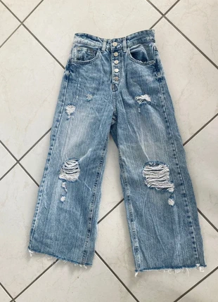 Jean Zara jambes larges XS, brand: Zara, condition: Very good, size: XS / 34 / 6, €8.00, €9.10 includes Buyer Protection Pro