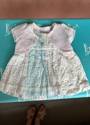 Floral Baby Dress with Bolero | 0-3 Months, condizioni: Ottime, taglia: 1-3 mesi / 56 cm, €1.50, €2.28 include la Protezione acquisti