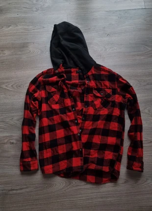 Hooded Vintage Checked shirt, marque: H&M, état: Très bon état, taille: M, 5,00 €, 5,95 € Protection acheteurs incluse