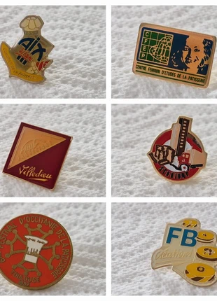 6 pins en lot pin's, état: Très bon état, 6,00 €, 7,00 € Protection acheteurs incluse