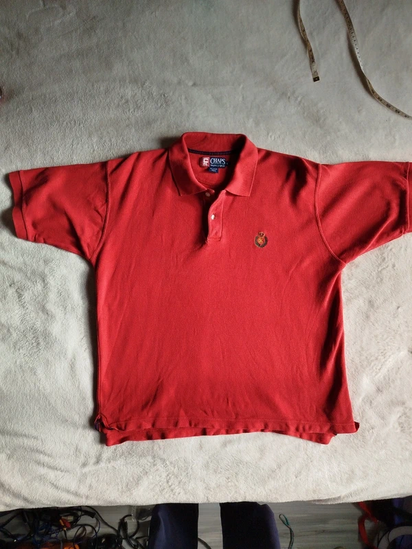 Polo vintage Chap'S Ralph Lauren rouge - photo numéro 6