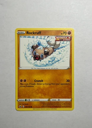 Rockruff 086/198, marque: Pokémon, état: Neuf sans étiquette, 1,00 €, 1,75 € Protection acheteurs incluse