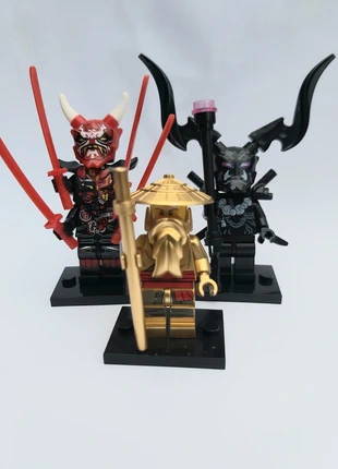 Lot de 3 figurines E oni Villian Wu gold edition style lego, état: Neuf sans étiquette, taille: Prématuré, jusqu'à 44cm, 14,00 €, 15,40 € Protection acheteurs (Pro) incluse