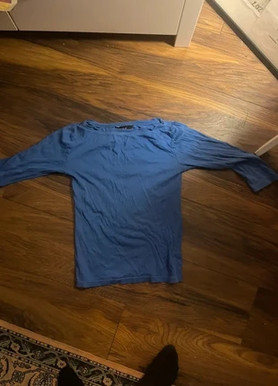 Long sleeve blue boatneck top, marque: WORN, état: Très bon état, taille: S / 36 / 8, 16,00 €, 17,50 € Protection acheteurs incluse