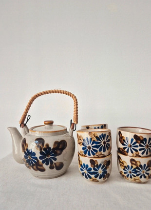 Service à thé en grès de Chine - Vintage, marque: Vintage, état: Très bon état, 29,00 €, 31,15 € Protection acheteurs (Pro) incluse