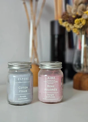 Lot de 2 bougies parfumées, marca: Inconnu, estado: Novo sem etiquetas, €2.00, €2.80 inclui Proteção do Comprador