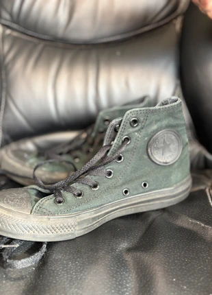 Converse Chuck Taylor All Star High Top – Dark Green/Black – Size UK 6, brand: Converse, condition: Good, size: 6, £5.50, £6.48 includes Buyer Protection