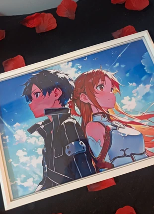 Tableau cadre Sword art online, marca: sword art online, estado: Novo sem etiquetas, tamanho: Tamanho único, €7.50, €8.58 inclui Proteção do Comprador