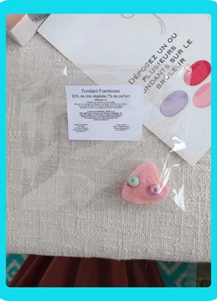 Fondant en cire végétale parfumé framboise 15 g, marque: creadolce, état: Très bon état, 1,00 €, 1,75 € Protection acheteurs incluse