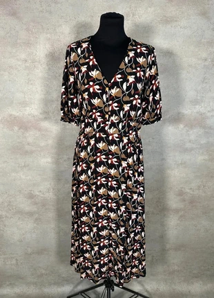 Robe Monoprix fleurie noire taille M, brand: Monoprix, condition: Very good, size: M / 38 / 10, €14.00, €15.40 includes Buyer Protection Pro