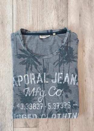 T-shirt Kaporal gris motif palmier homme L, brand: Kaporal, condizioni: Buone, taglia: L, €3.50, €4.38 include la Protezione acquisti