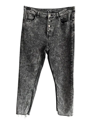 Jean slim taille haute Kiabi – Gris noir délavé – Taille 46, brand: Kiabi, condition: New without tags, size: XXXL / 46 / 18, €5.50, €6.48 includes Buyer Protection