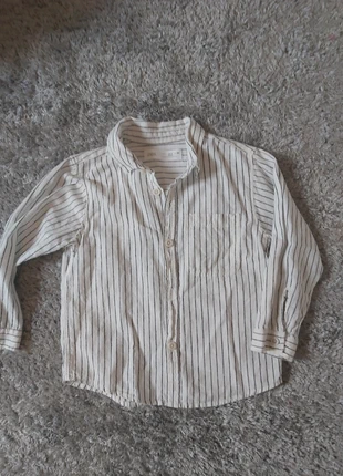 Chemise Zara garçon en lin 2/3 ans., marca: Zara, estado: Muito bom, tamanho: 24-36 meses / 92 cm, €3.50, €4.38 inclui Proteção do Comprador