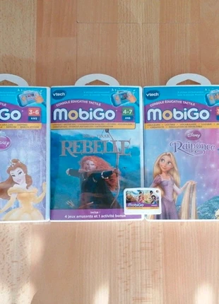 Jeux Mobigo Vtech, merk: MobiGo, staat: Goed, maat: 3 jaar / 98 cm, € 8,00, € 9,10 inclusief Kopersbescherming