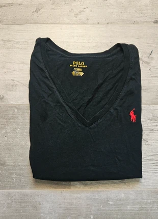 T-shirt Polo Ralph Lauren | Noir | Taille M | Logo rouge, brand: Ralph Lauren, condition: Very good, size: M / 38 / 10, €15.00, €16.45 includes Buyer Protection
