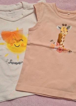 2er ärmellose Shirts, marke: Name It, zustand: Sehr gut, größe: 3-6 Monate / 62, 4,00 €, 4,90 € inklusive Vinted-Käuferschutz