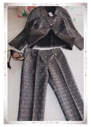 Espectacular Traje Pantalón plateado de Cortefiel 💕💕, marque: Cortefiel, état: Neuf avec étiquette, taille: XL / 42 / 14, 84,00 €, 88,90 € Protection acheteurs incluse