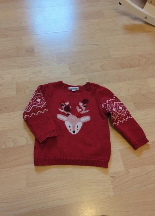 Pull de Noël fille, marke: Vertbaudet, zustand: Sehr gut, größe: 9-12 Monate / 74, 3,00 €, 3,85 € inklusive Vinted-Käuferschutz
