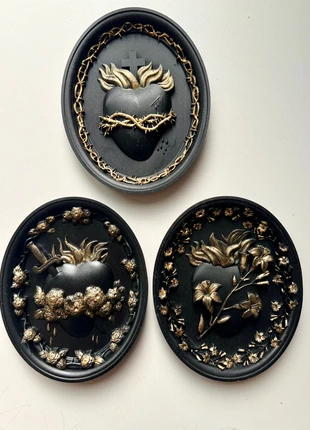 Pack 3 cuadros corazón, marque: Alternative, état: Très bon état, 42,90 €, 45,75 € Protection acheteurs incluse