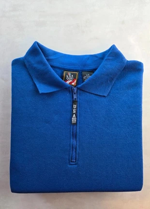 usa olympic sweat vintage half zip col camionneur bleu L y2k, marke: Vintage Dressing, zustand: Gut, größe: L, 24,00 €, 25,90 € inklusive Vinted-Käuferschutz