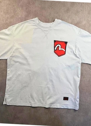 Tee shirt Evisu coupe large vintage blanc - taille L, marke: Evisu, zustand: Sehr gut, größe: L, 46,90 €, 49,95 € beinhaltet Vinted-Käuferschutz Pro