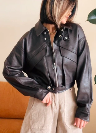 Veste perfecto biker marron taille SM, brand: Lumine, condizioni: Ottime, taglia: S / IT 40 / EU 36, €44.90, €47.85 include la Protezione acquisti Pro