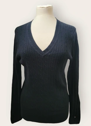 Tommy Hilfiger longsleeve pullover trui zwart, marca: Tommy Hilfiger, estado: Muito bom, tamanho: M / 38 / 10, €19.95, €21.65 inclui Proteção do Comprador Pro