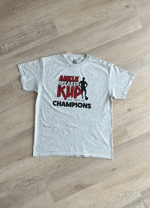 T-shirt gris chiné vintage USA soccer football grey tee taille L, brand: Vintage Dressing, condition: Very good, size: L, €5.00, €5.95 includes Buyer Protection Pro