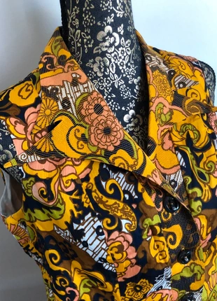 Haut vintage original fleurie rétro taille 36/38, merk: Vintage, staat: Heel goed, maat: S / 36 / 8, € 10,00, € 11,20 inclusief Kopersbescherming Pro