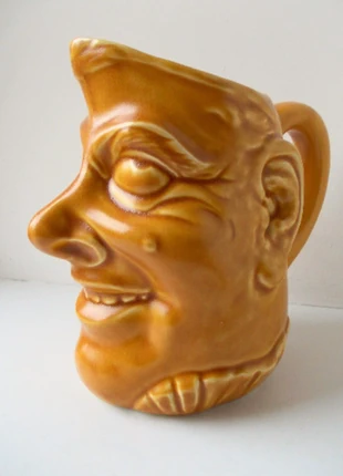 Pichet ancien en faïence – tête sculptée – Bernard France, marque: Faïence ancienne, état: Très bon état, 17,00 €, 18,55 € Protection acheteurs incluse