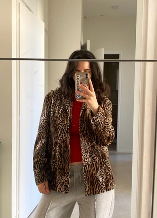 Fur leopard blazer, marque: Vintage Dressing, état: Très bon état, taille: M / 38 / 10, 18,00 €, 19,60 € Protection acheteurs incluse