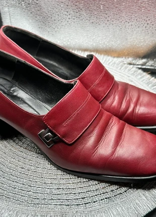 Chaussures bordeaux en cuir Pointure 39 : Polini in Italy, marca: POLINI, estado: Muito bom, tamanho: 39, €7.00, €8.05 inclui Proteção do Comprador