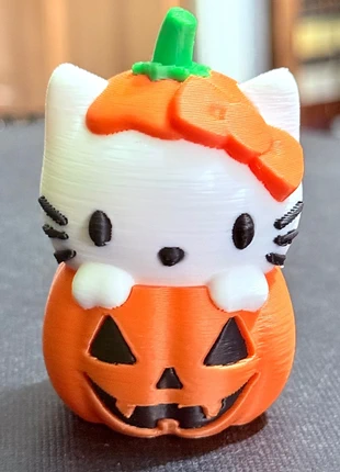 Chonky Hello Kitty Pumpkin 3D Printed Custom Figure, brand: Sanrio, condition: Very good, £7.99, £9.09 includes Buyer Protection Pro