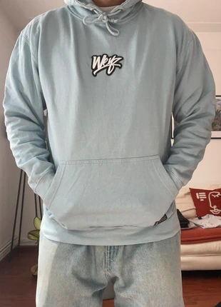Sweat à capuche bleu ciel Weyz Clothing logo – Taille L, marca: Weyz, estado: Bom, tamanho: L, €8.00, €9.10 inclui Proteção do Comprador