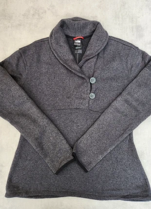 Pull Polaire The North Face col à boutons gris foncé taille M femme, merk: The North Face, staat: Heel goed, maat: M / 38 / 10, € 25,00, € 26,95 inclusief Kopersbescherming Pro